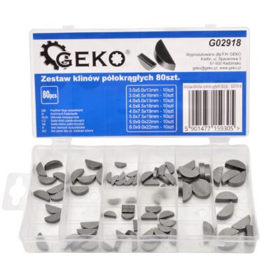 Félkör alakú ékkészlet 80db