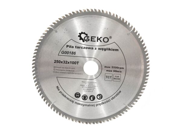 Vídiabetétes körfűrésztárcsa fához 250x32x80T + szűkítőgyűrű 25,4mm