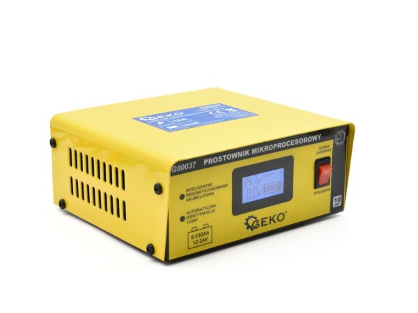 Akkumulátortöltő mikroprocesszoros LCD kijelzővel 12/24V - Image 3