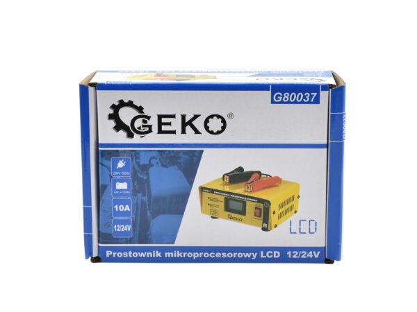 Akkumulátortöltő mikroprocesszoros LCD kijelzővel 12/24V - Image 4