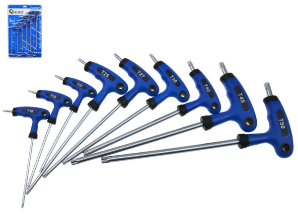 9 részes Torx T-típusú csavarhúzó készlet
