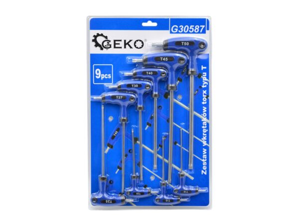 9 részes Torx T-típusú csavarhúzó készlet - Image 3