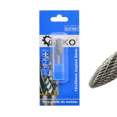 Csiszolófej fémhez 12x32mm 6mm-es szárral (200)