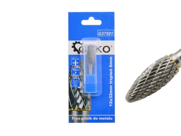Csiszolófej fémhez 12x32mm 6mm-es szárral (200)