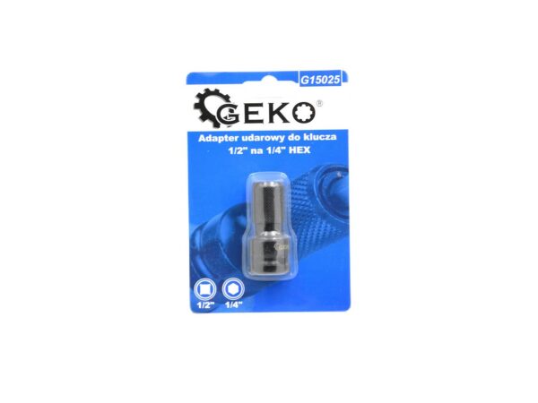 Ütő adapter 1/2" – 1/4" HEX csavarkulcshoz - Image 3
