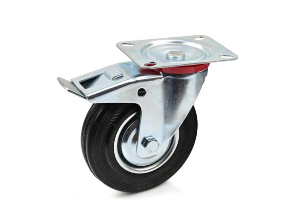Alapkerék forgó fékes 125mm