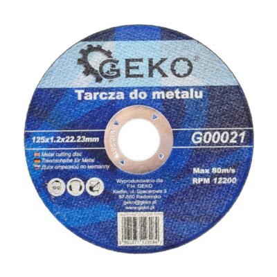 Vágókorong fémre 125x1.2x22.0