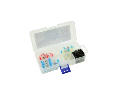 Csőcsatlakozók, hőre zsugorodó hüvelyek ónnal 0,25-6mm2 100 db. - 5 méretben