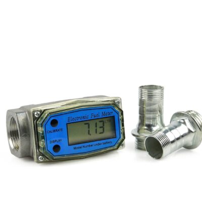Digitális átfolyásmérő fogyasztásmérő óra aluminium házas LCD