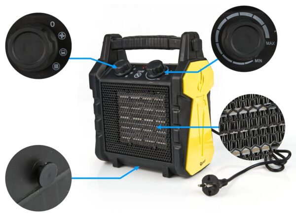 Elektromos kerámia fűtőtest 3kw