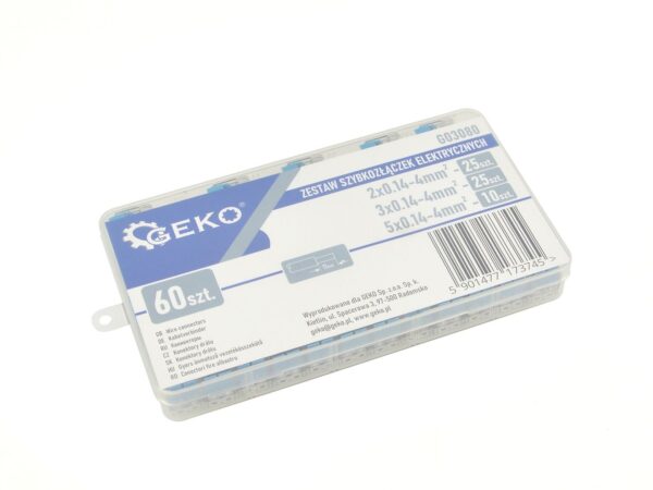 Elektromos gyorscsatlakozó készlet 60 részes 0.2-4mm2 - Image 6