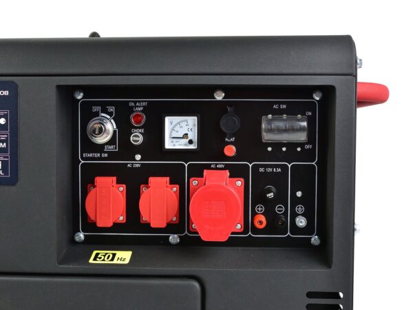 Dízel áramfejlesztő 11 HP 6.4kW 230/400V AVR csendes kivitel - Image 6