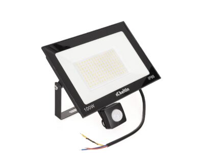 100 W-os LED-es reflektor mozgásérzékelővel semleges fehér 4500K
