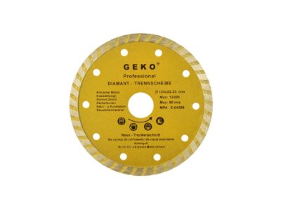 Gyémánt vágótárcsa 125mm Turbo Profi