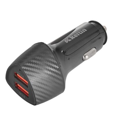 Autós töltő QC3.0 36W 7.2A gyorstöltő funkcióval