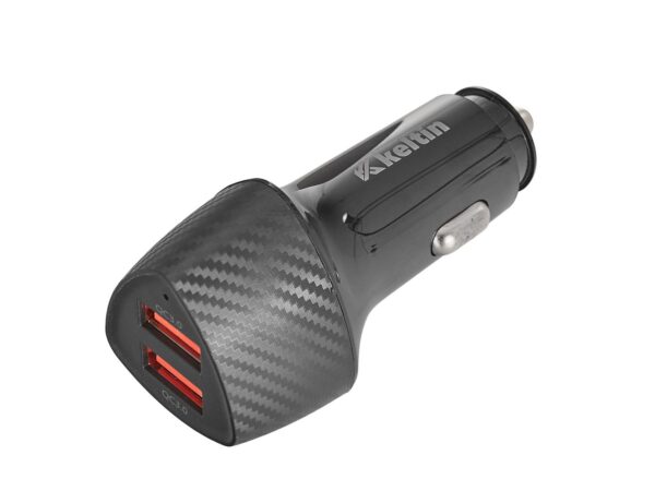Autós töltő QC3.0 36W 7.2A gyorstöltő funkcióval
