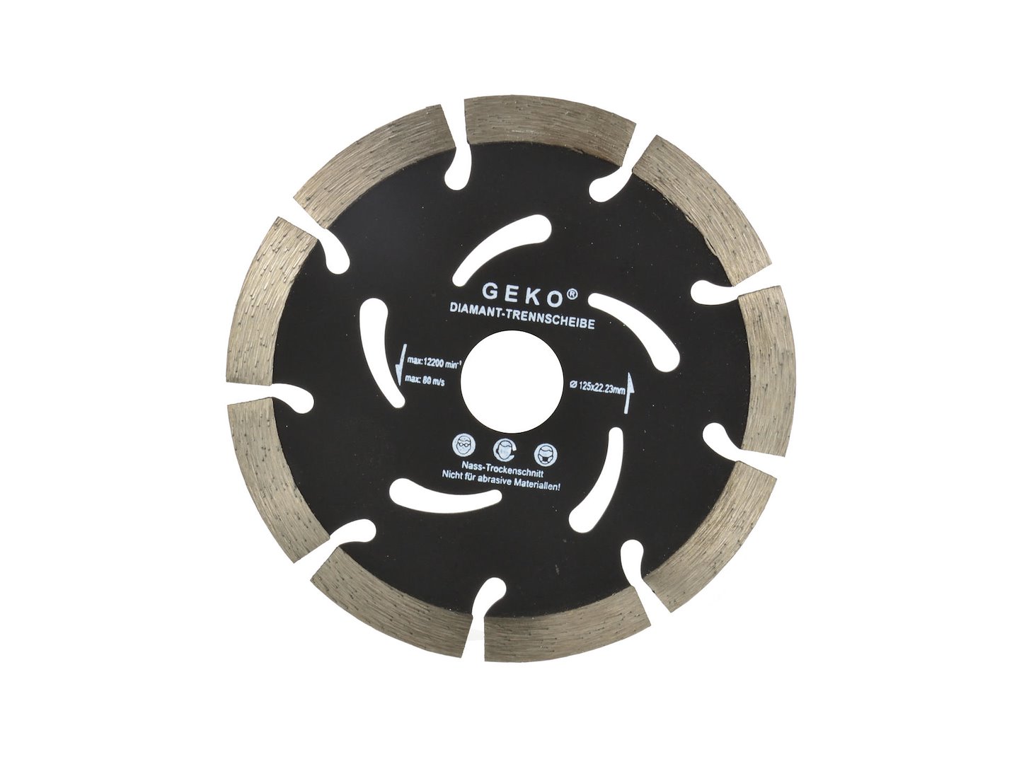 Gyémánt vágótárcsa fekete 125x22