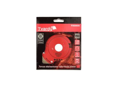 T00800 kep 2 Gyémánt penge 125x10x22,23mm PROFI univerzális kőedények vágásához (100)