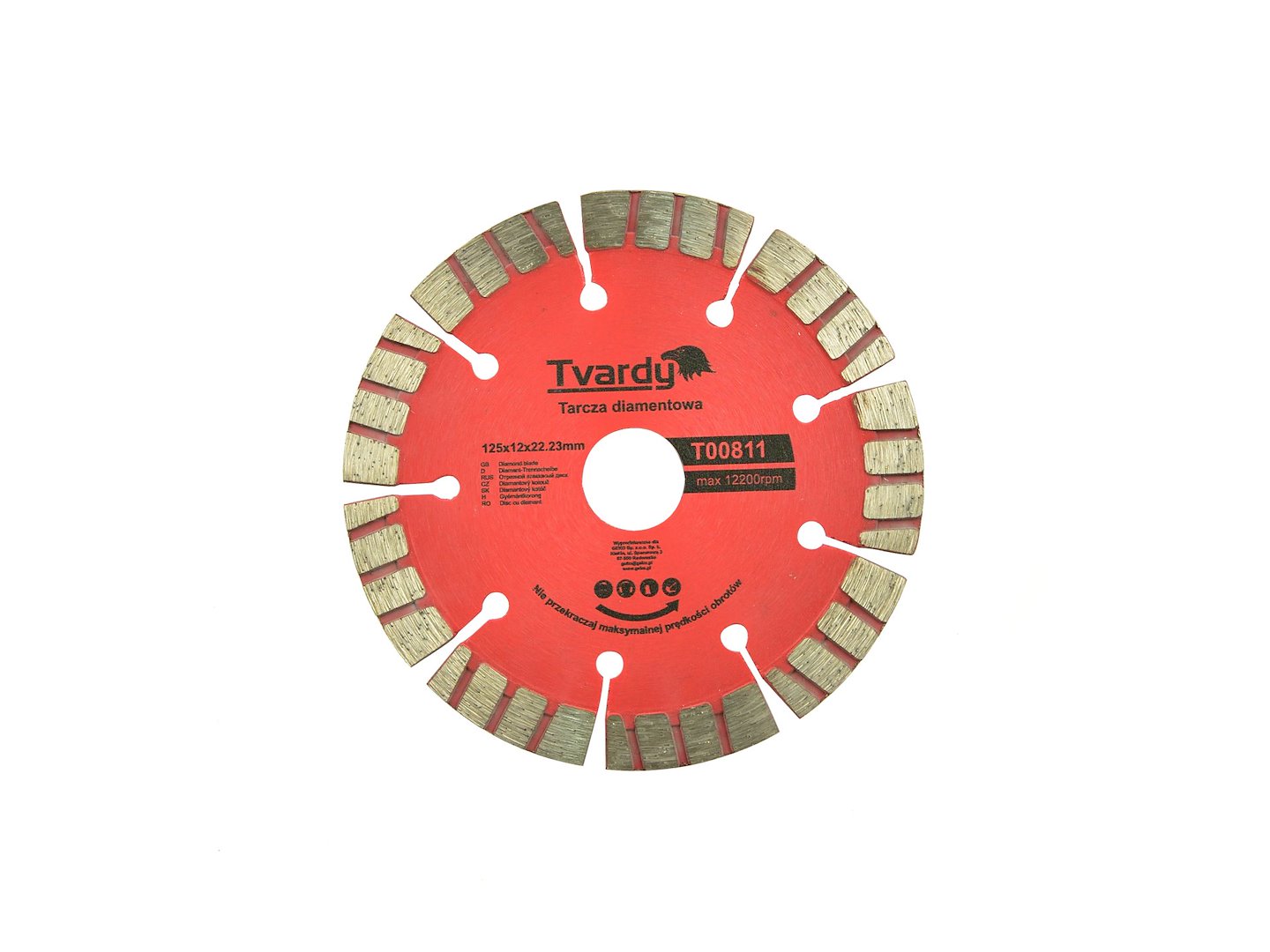 Szegmentált gyémánttárcsa 125x12mm PROFI (100)