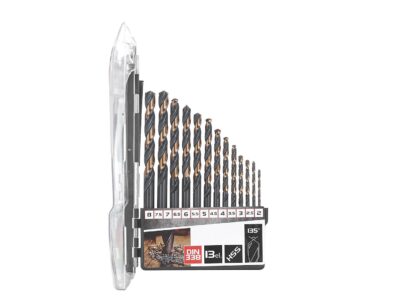 T02000 kep 2 HSS fém fúrószár készlet 2.0-8.0mm 13el. (15/60)