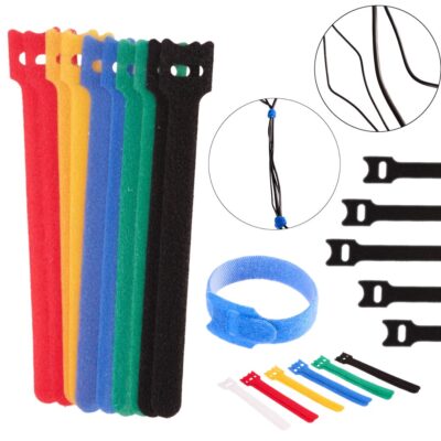 Tépőzáras kábelkötegelő - kábelrendező 150mm x 12mm - 12db készlet (1000)