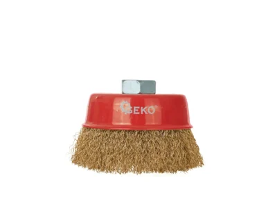 Sárgaréz drótkefe 85mm M14 (100)