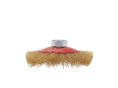 Oldalsó forgó drótkefe 100mm sárgaréz M14 (100)