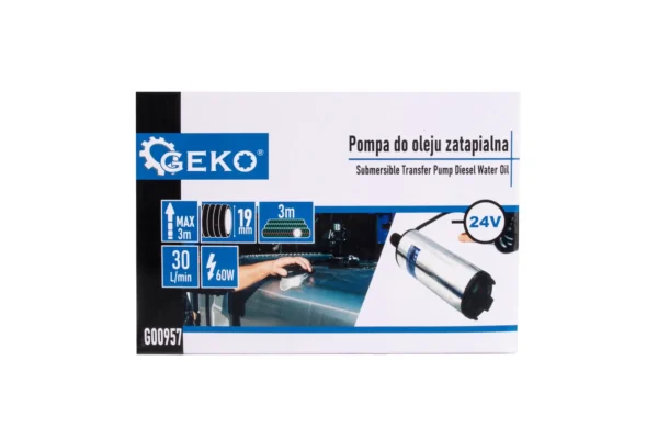 24V 52mm-es merülő olajszivattyú 3m kábellel (40) - Image 7