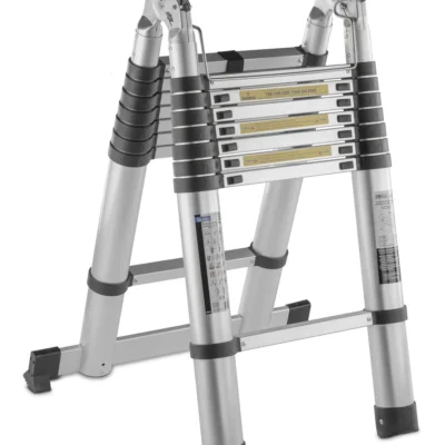 Alumínium teleszkópos létra csuklós 5m 150kg (1)