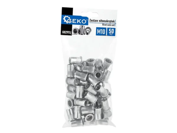 Alumínium szegecsanyák készlete M10 1,0-3,5 50db (40) - Image 3