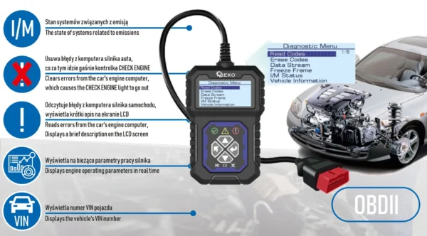 OBDII diagnosztikai teszter T31 (40) - Image 6