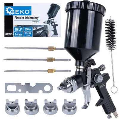HVLP szórópisztoly - 4 fúvóka ( 1.3-1.4-1.4-1.7-2.0) (20)