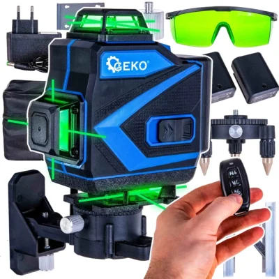 Keresztvonal lézer 360° 4D + 2xAKU + tok + tartozékok (4)