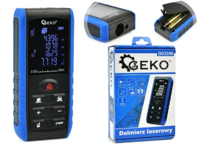 Lézeres távolságmérő 60m LCD HD (40)