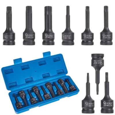 Torx kulcskészlet 9 db T20-T70 CR-MO (15)