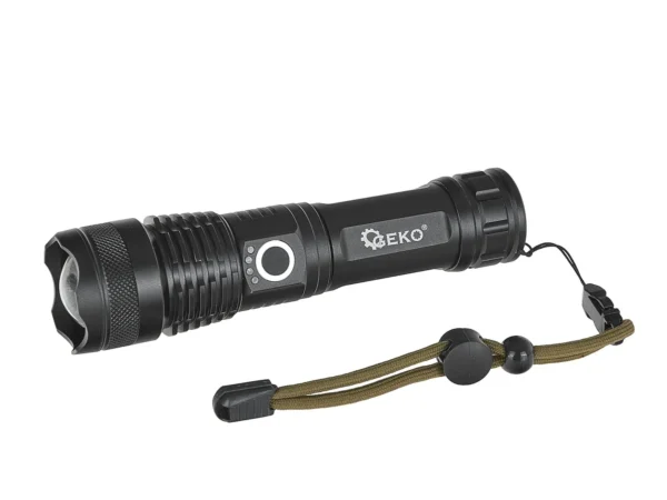 LED taktikai zseblámpa XHP50 15W 1800mAh 1500lm IPX8 (30) - Image 4