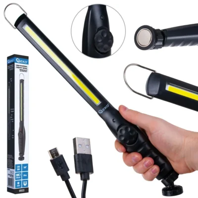 Állítható műhelylámpa LED COB mágnessel 10W 1800mAh 450lm IP44 (100)