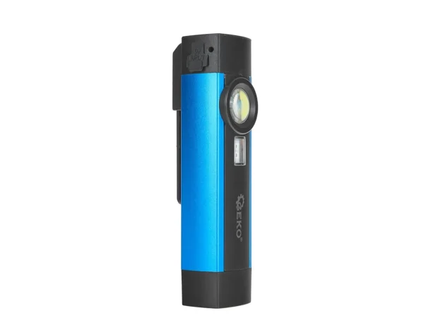 Multifunkciós zseblámpa mágnessel + UV LED COB 5W 2000mAh 300lm IP54 - kijelző doboz (12/96) - Image 2
