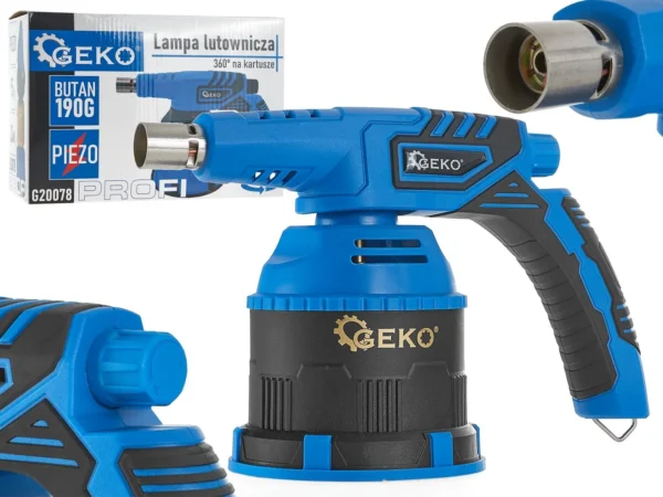 Forrasztólámpa 360 fokos piezoval 190g-os PROFI patronokhoz (12)
