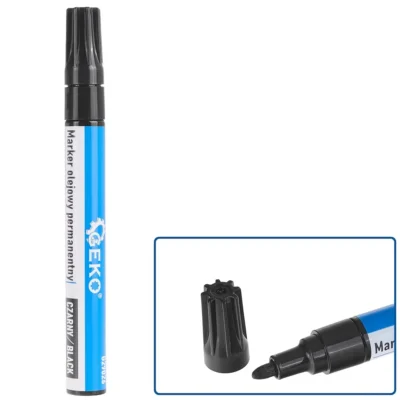 Fekete tartós olajos filctoll (25/500)