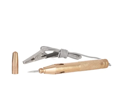 Fém autófeszültségmérő 6-24V 90cm-es kábellel (96)