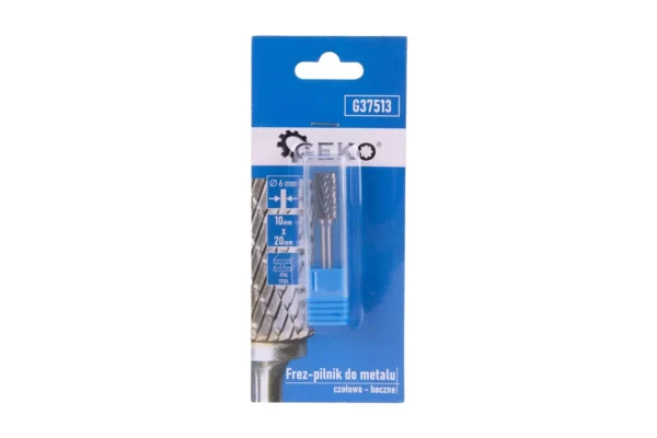 Volframkarbid fémvágó 10x20mm szár 6mm (homlok és oldal) (200) - Image 2