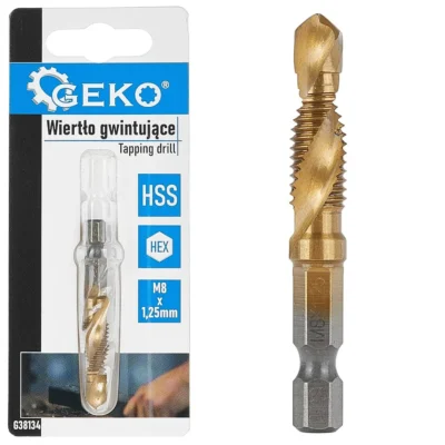 HSS menetfúró M8 x 1,25mm HEX (50/250)