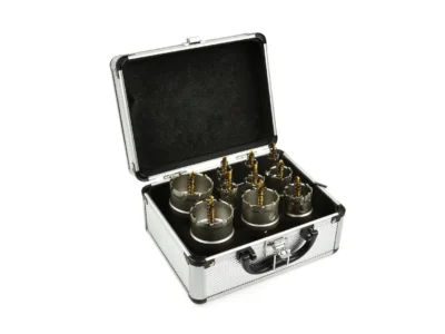 Fémvillás lyukfűrész készlet titán fúrószárral 10db. 16-53mm (10)