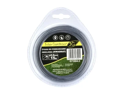 Megerősített trimmelőzsinór (négyzet alakú) 2,0mmx15m (10/120)