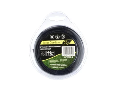 Trimmer zsinór hex 2,0mmx15m (10/120)