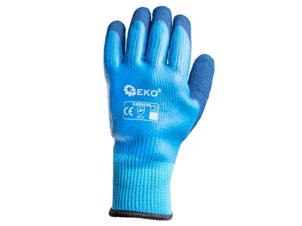 Vízálló szigetelt munkakesztyű r. 8 /jersey - latex/ (12/120) - Image 4