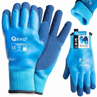 Vízálló szigetelt munkakesztyű r. 9 /jersey - latex/ (12/120)
