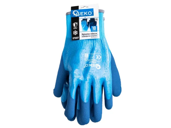 Vízálló szigetelt munkakesztyű r. 10 /jersey - latex/ (12/120) - Image 3