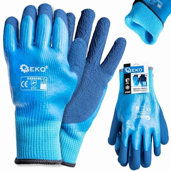 Vízálló szigetelt munkakesztyű r. 10 /jersey - latex/ (12/120)